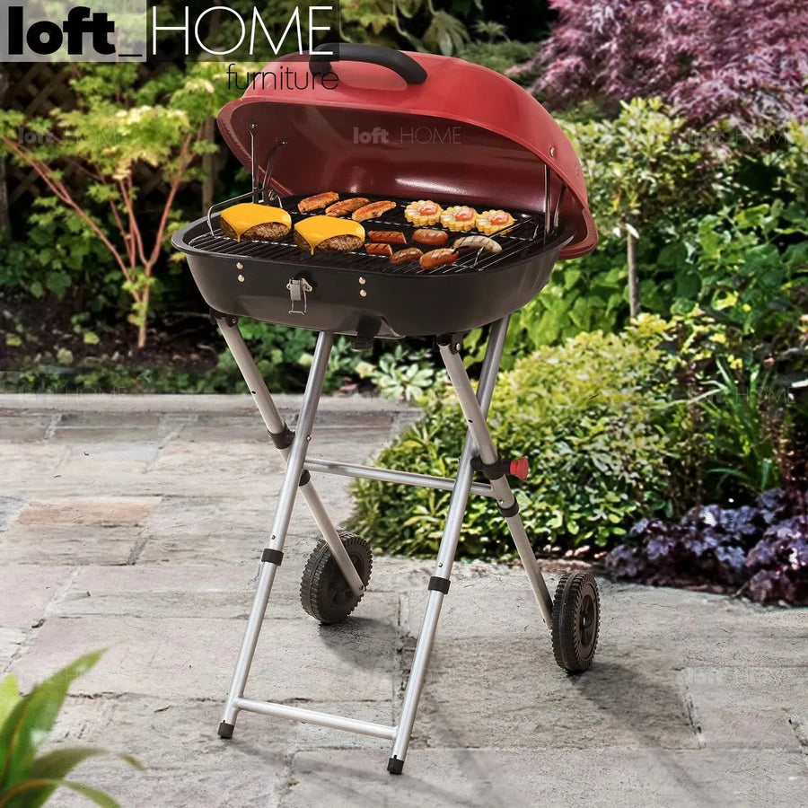 Modern bbq grill ruddle primary product view.