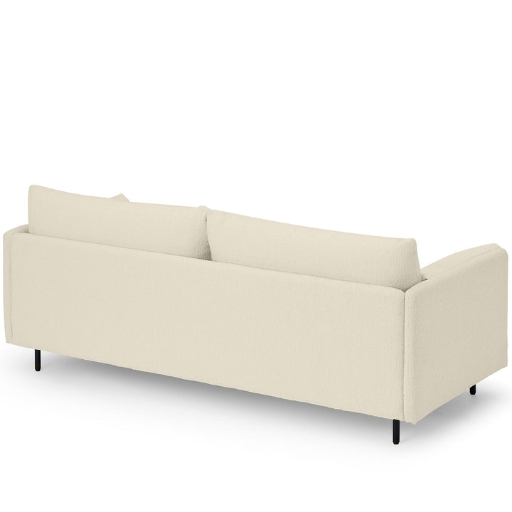 Modern boucle sofa bed hitomi whitewash conceptual design.