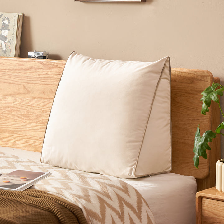 Modern cat scratch resistant fabric triangle rest pillow you primary product view.