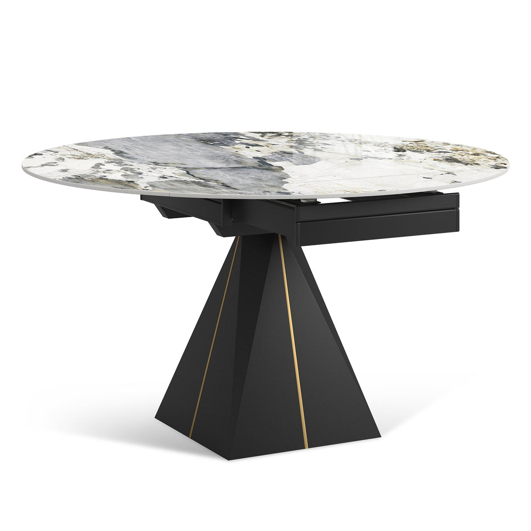 Modern Extendable Sintered Stone Round Dining Table EGYPT