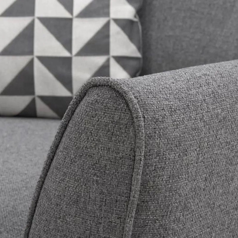 Scandinavian fabric 1 seater sofa henri environmental situation.