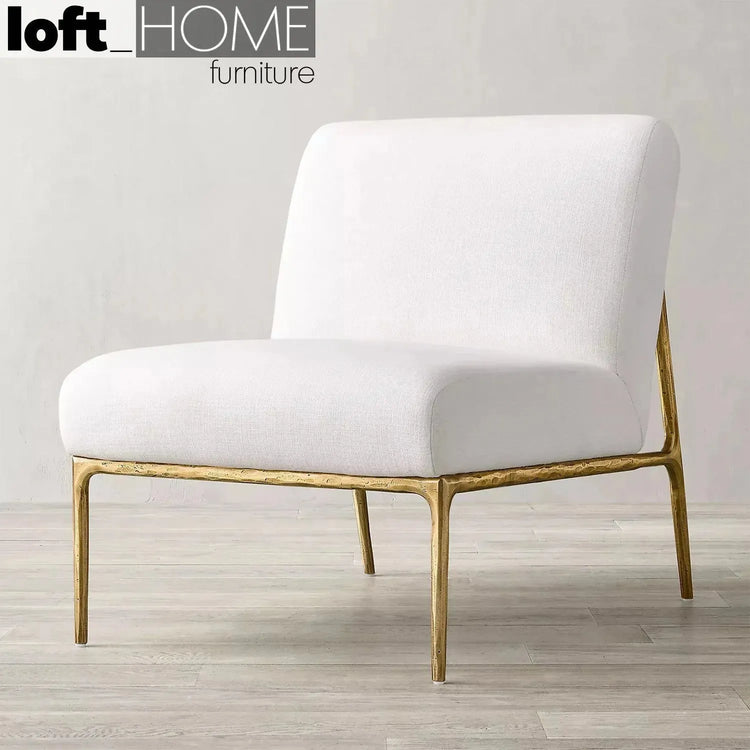 Minimalist Fabric 1 Seater Sofa THADDEUS ARMLESS Good to Know Preview-1