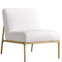 Industrial Fabric 1 Seater Sofa THADDEUS ARMLESS
