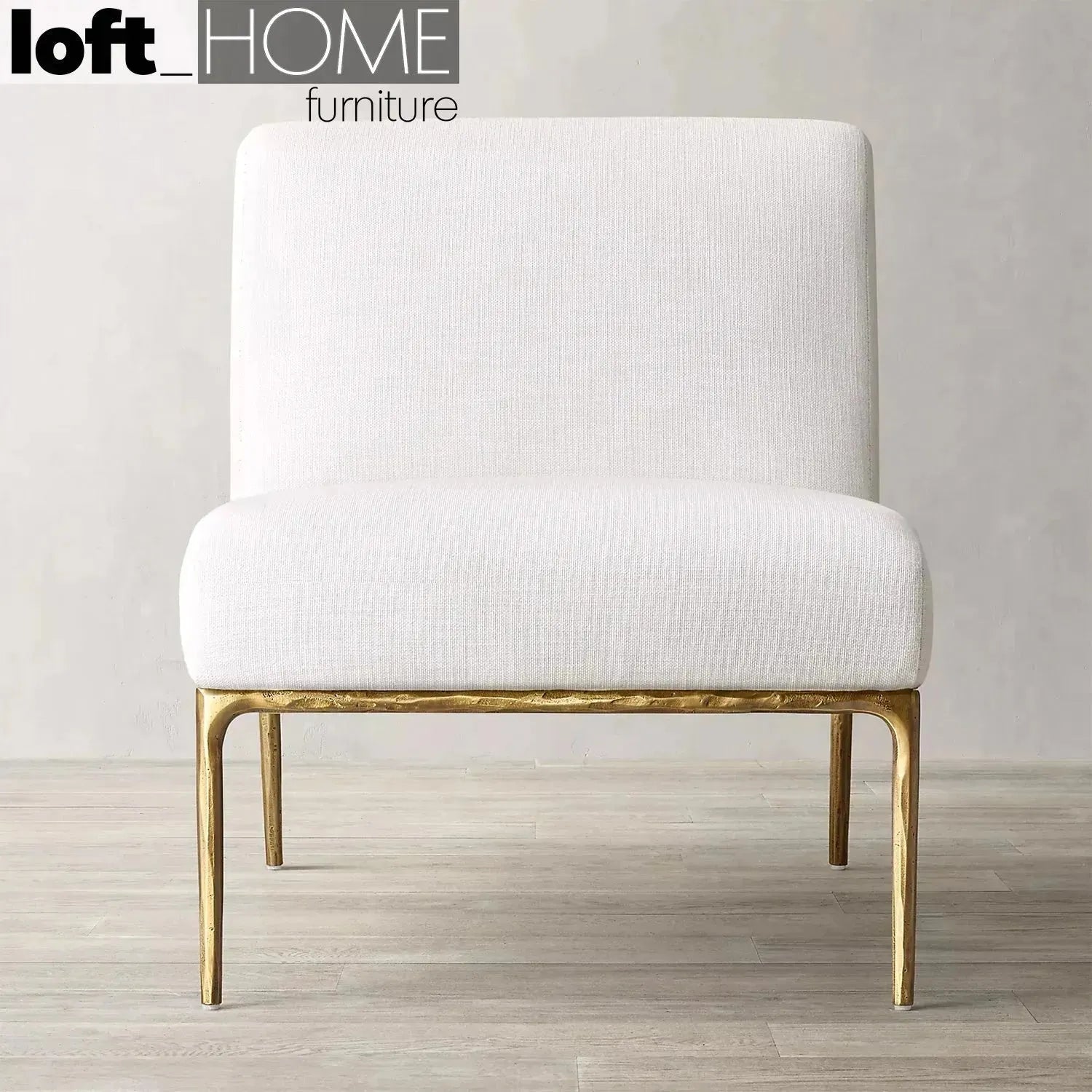 Industrial fabric 1 seater sofa thaddeus armless in details.