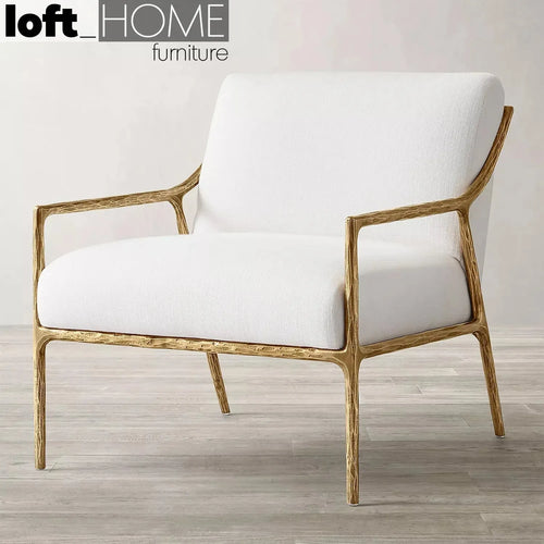 Minimalist Fabric 1 Seater Sofa THADDEUS SLOPE Good to Know Preview-1