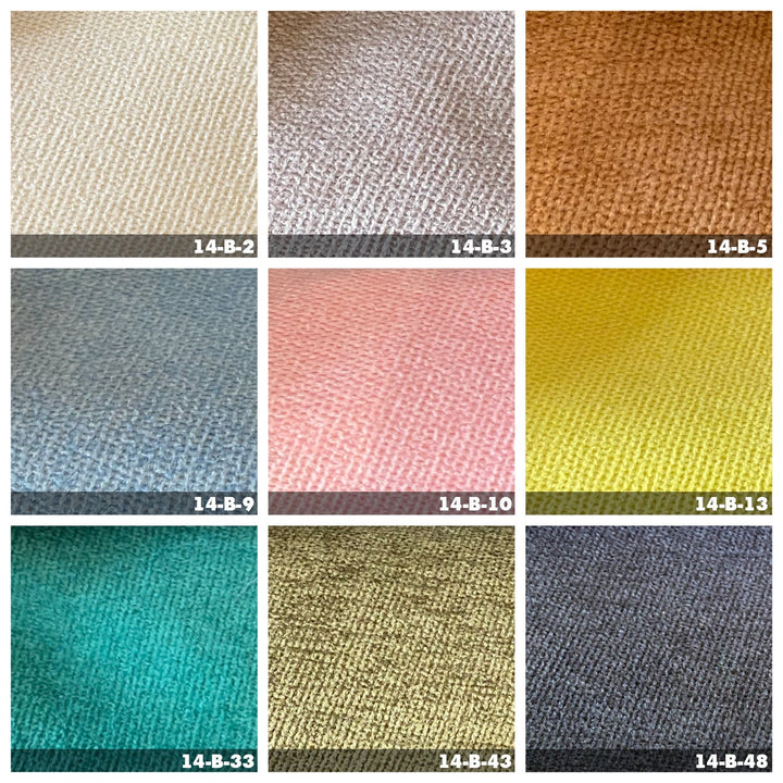 Modern fabric 1 seater sofa wayne color swatches.