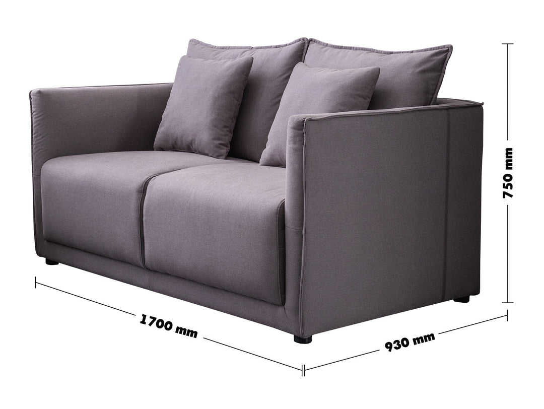 Modern fabric 2 seater sofa adam size charts.