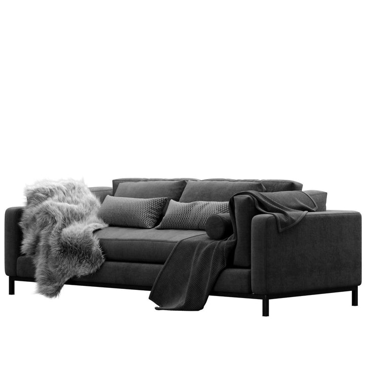 Modern fabric 2 seater sofa danny conceptual design.
