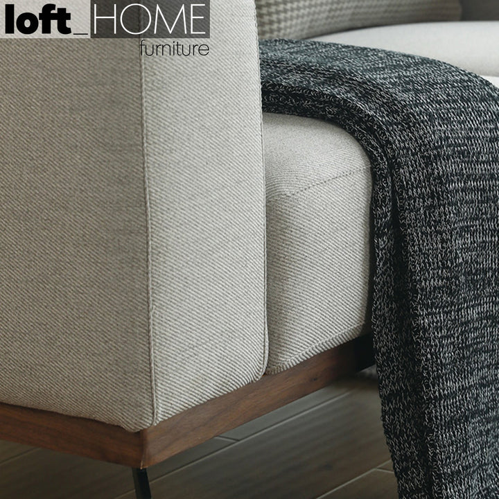 Modern fabric 2 seater sofa harlow conceptual design.