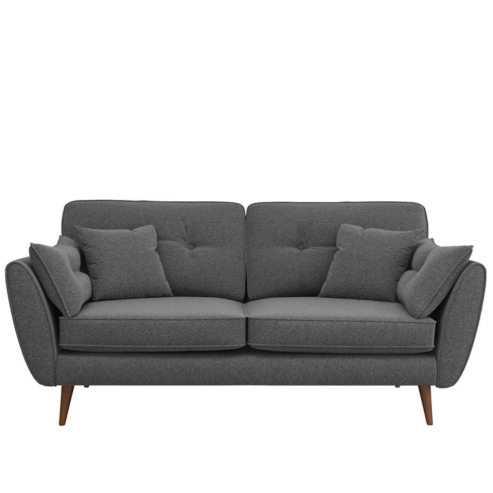 Modern fabric 2 seater sofa henri situational feels.