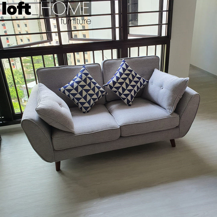 Modern fabric 2 seater sofa henri environmental situation.