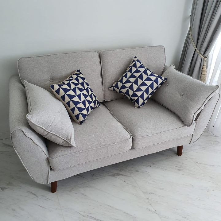 Modern fabric 2 seater sofa henri conceptual design.