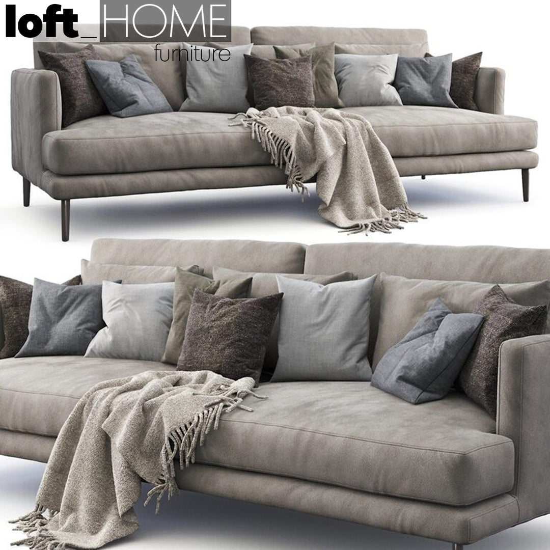 Modern fabric 2 seater sofa william situational feels.