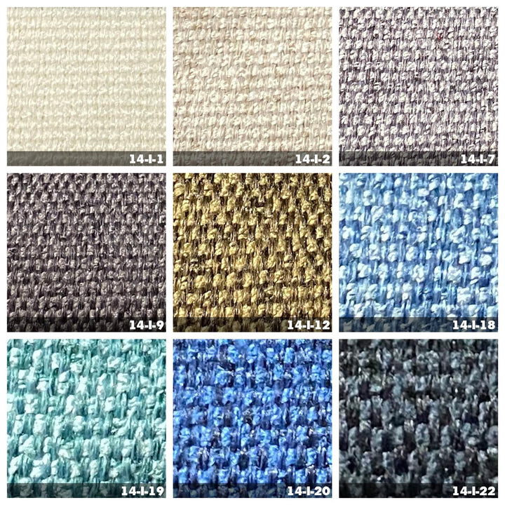 Modern fabric 3 seater sofa adam color swatches.