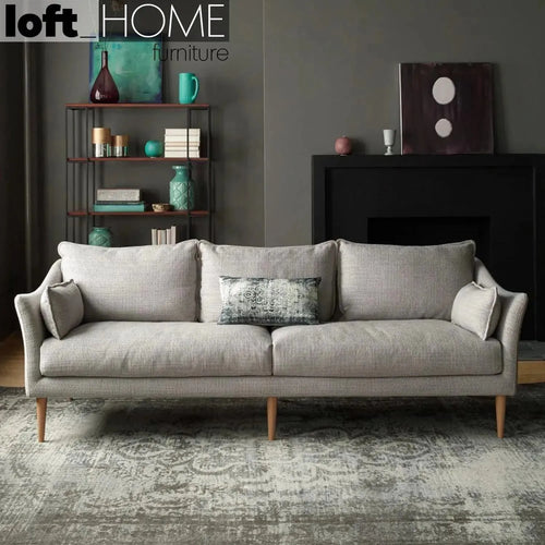 Scandinavian Fabric 3 Seater Sofa CAMMY Good to Know Preview-1