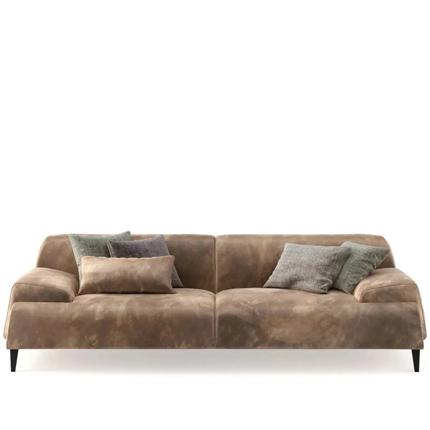 Modern fabric 3 seater sofa cave detail 1.