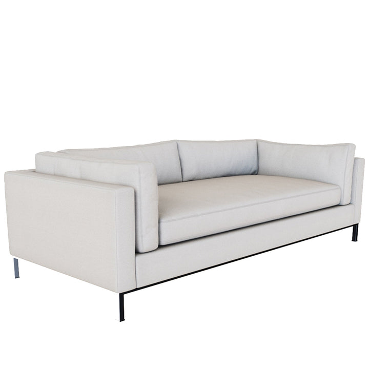 Modern fabric 3 seater sofa danny layered structure.
