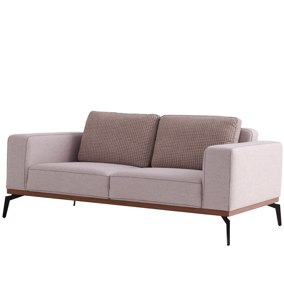 Modern fabric 3 seater sofa harlow in real life style.