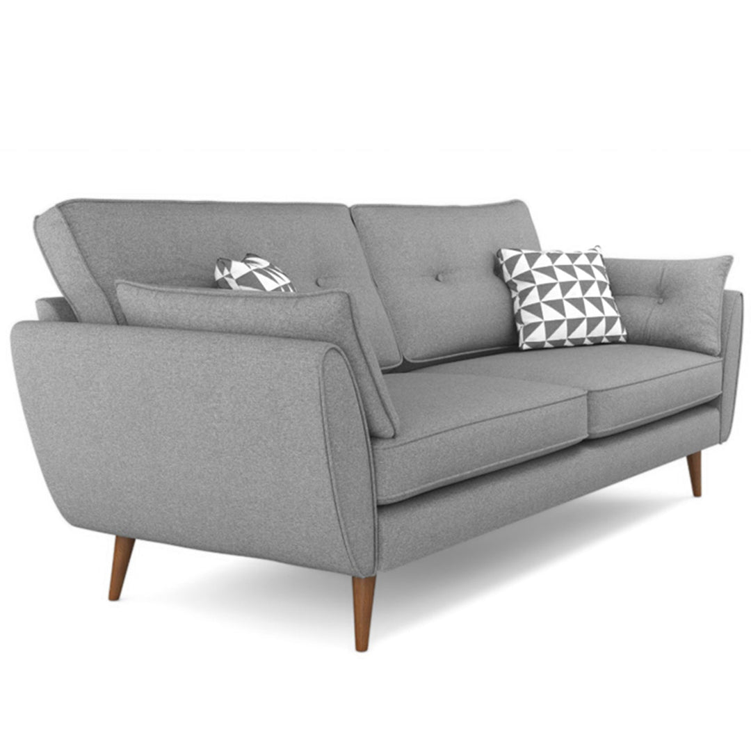 Modern fabric 3 seater sofa henri conceptual design.