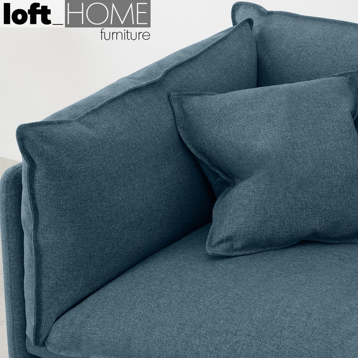 Modern fabric 3 seater sofa malini detail 3.