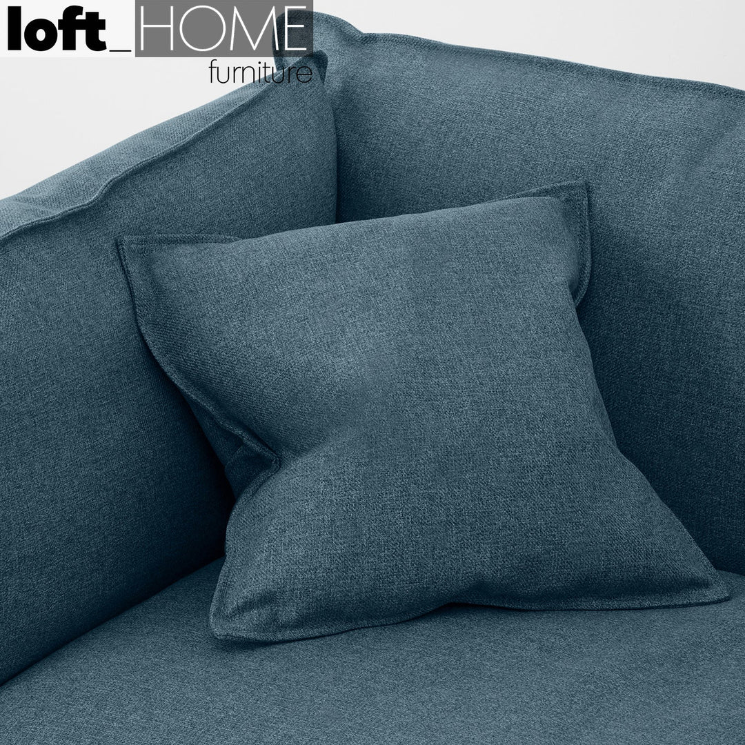 Modern fabric 3 seater sofa malini detail 1.