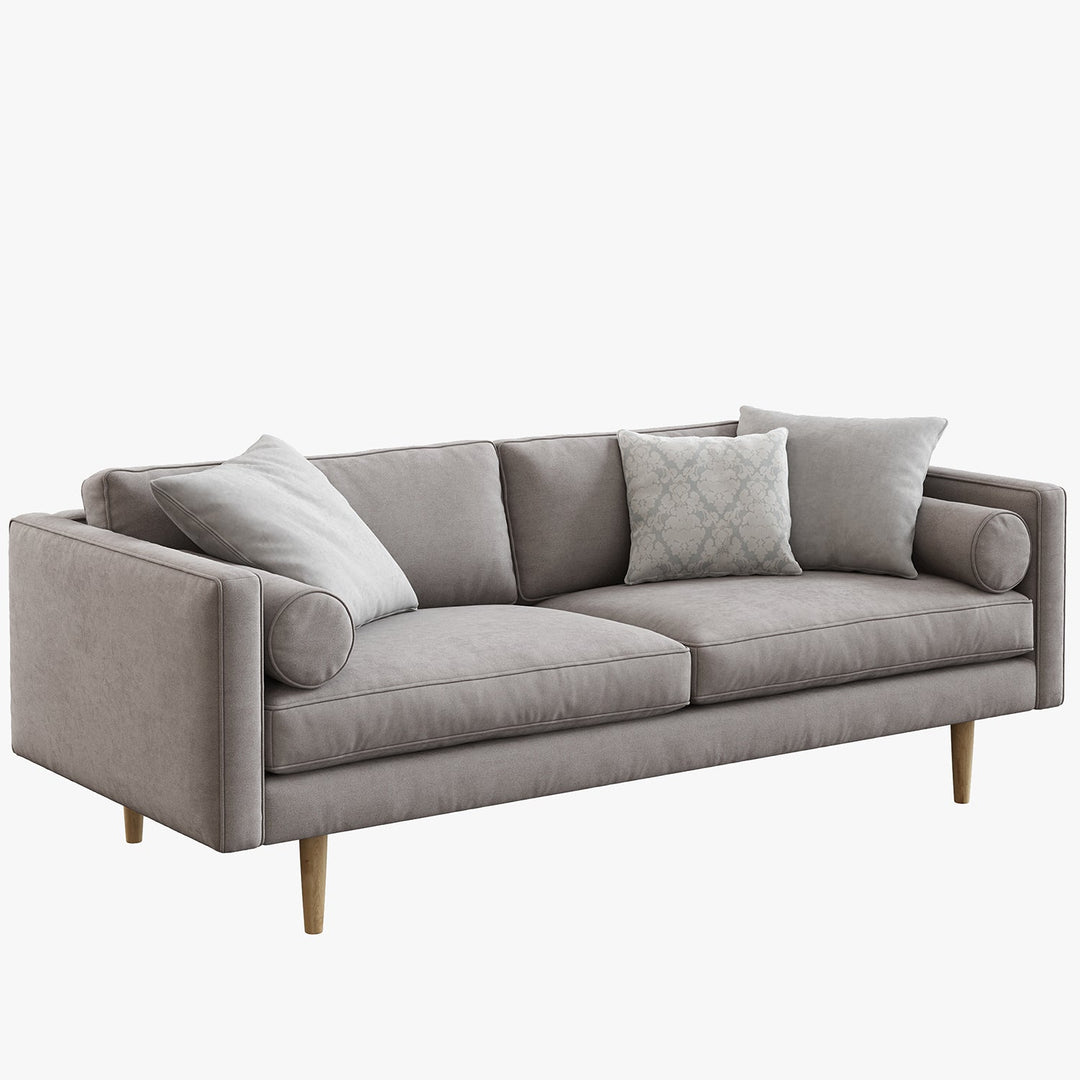 Modern fabric 3 seater sofa monroe with context.