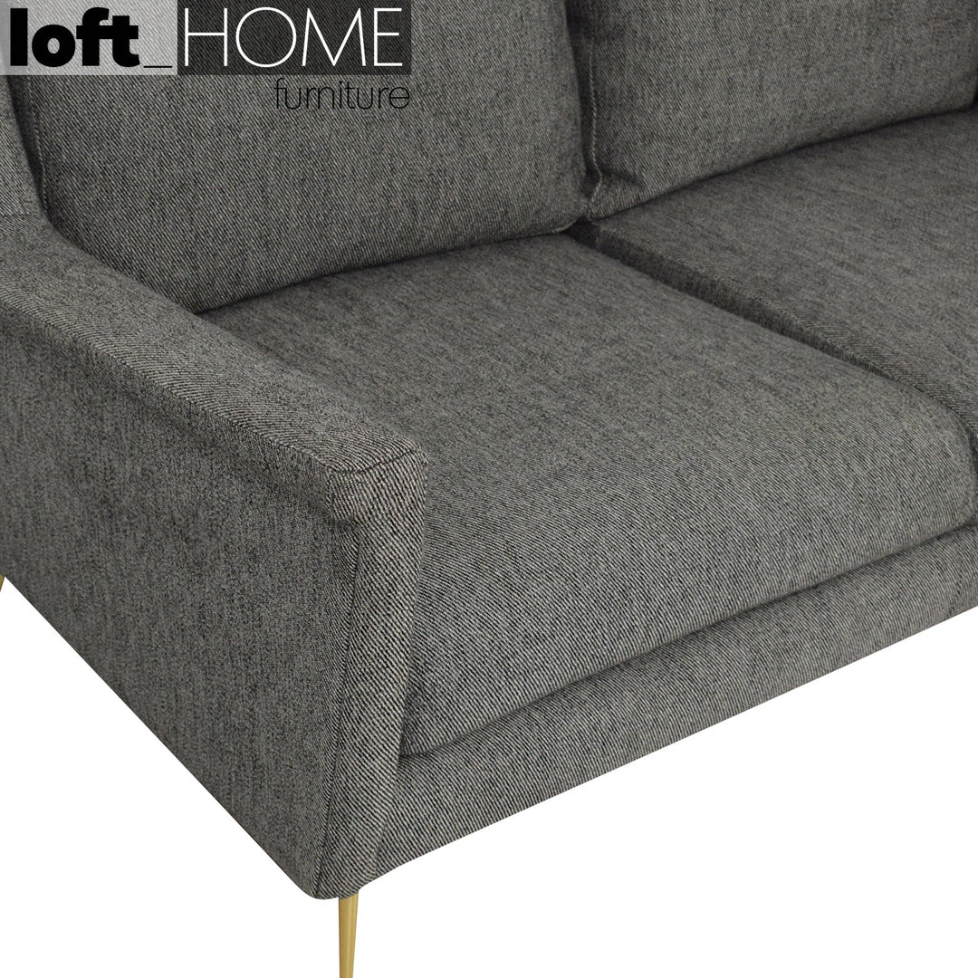 Modern fabric 3 seater sofa wayne detail 1.