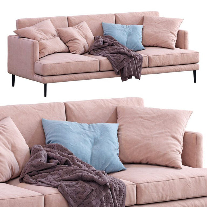 Modern fabric 3 seater sofa william in still life.