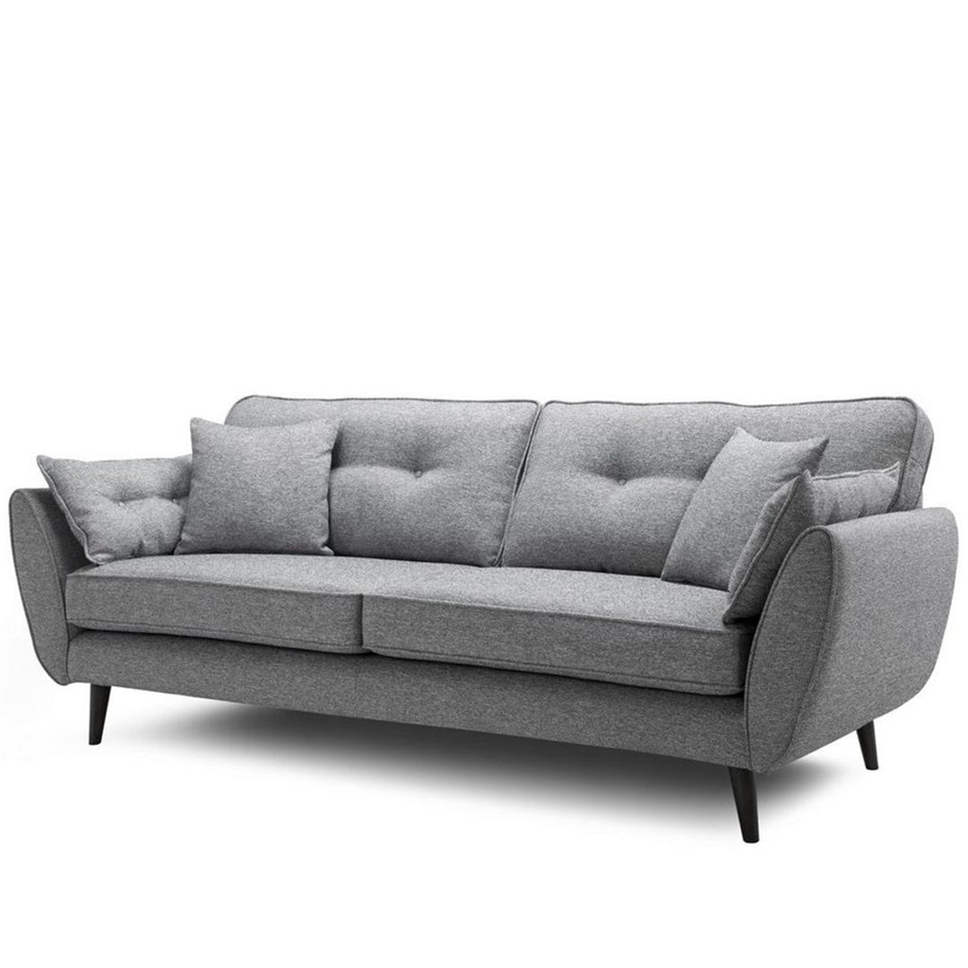 Modern fabric 4 seater sofa henri detail 1.