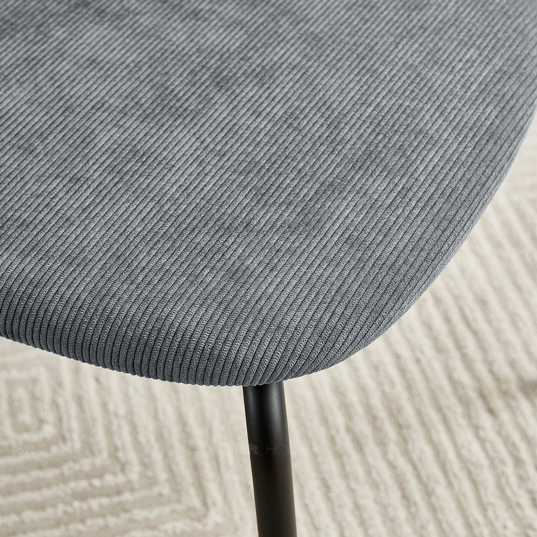 Modern fabric dining chair 2pcs set new school detail 12.