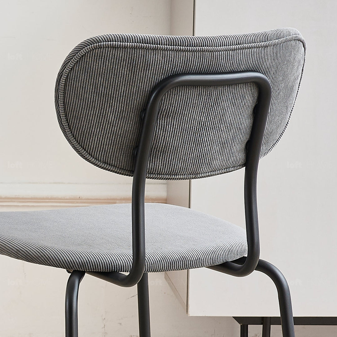 Modern fabric dining chair 2pcs set new school detail 14.