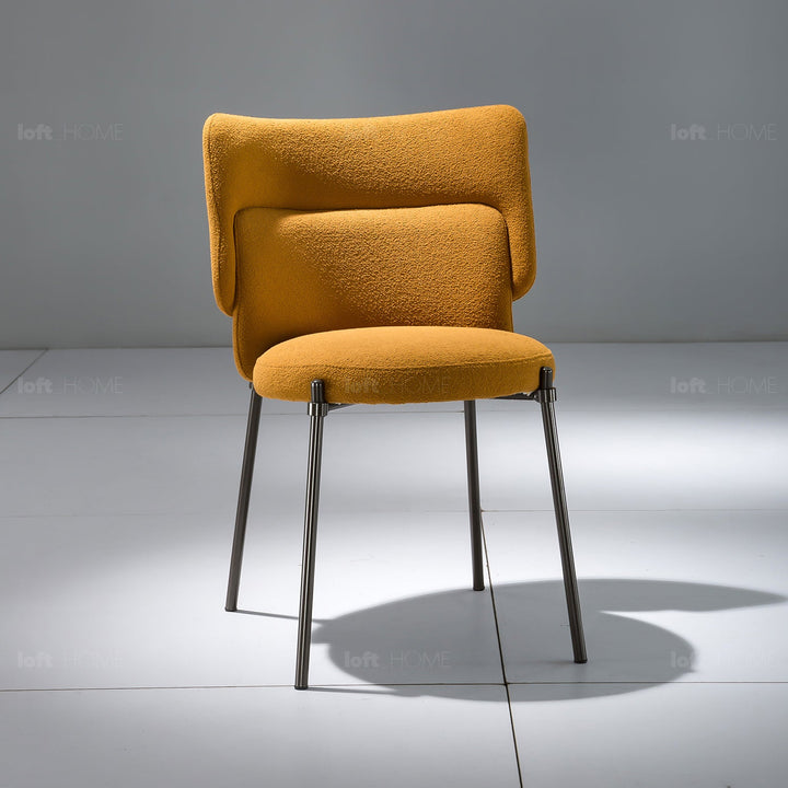 Modern fabric dining chair cloud detail 2.