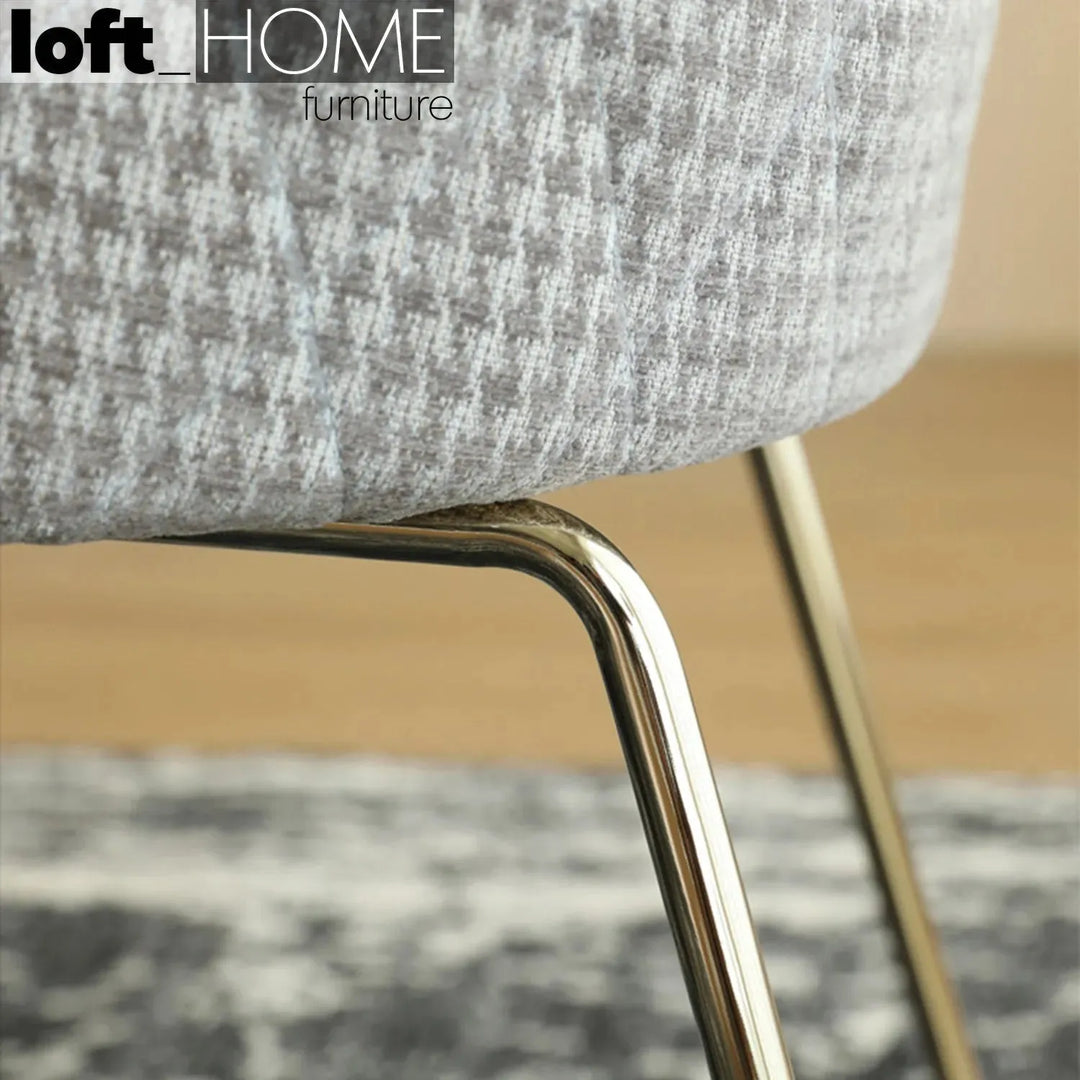 Modern fabric dining chair houndstooth environmental situation.