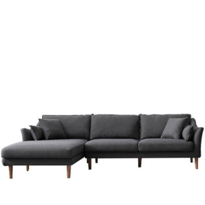 Modern fabric l shape sectional sofa cammy 2+l with context.