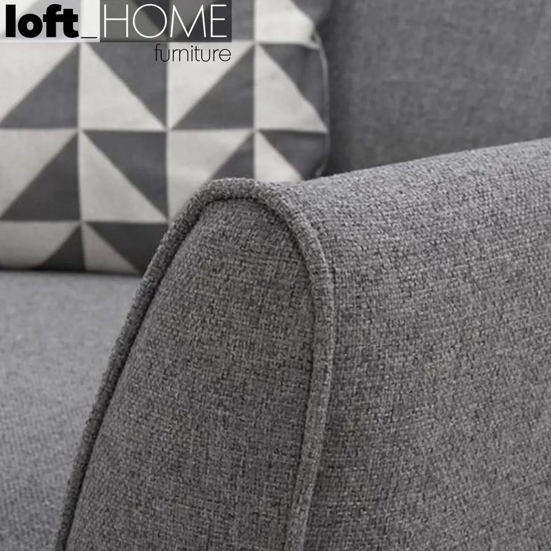 Scandinavian fabric l shape sectional sofa henri 2+l conceptual design.