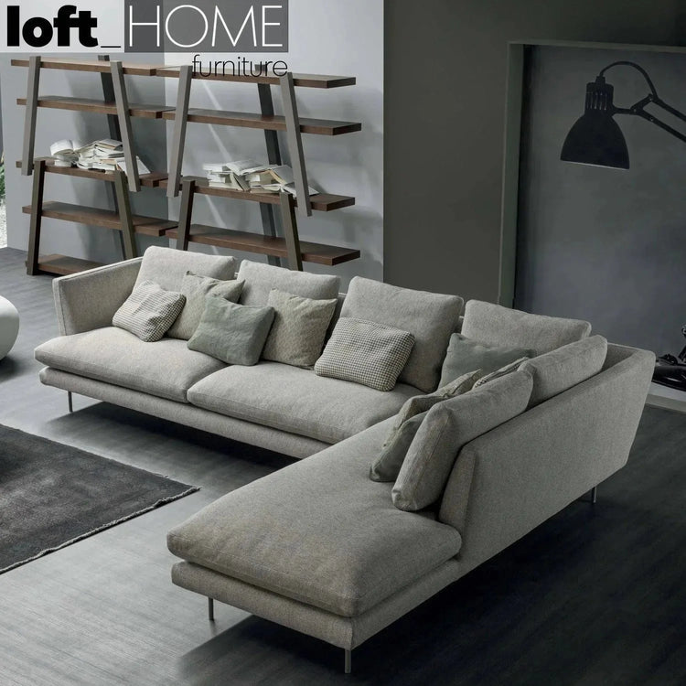 Modern Fabric L Shape Sectional Sofa LARS 3+L Good to Know Preview-1