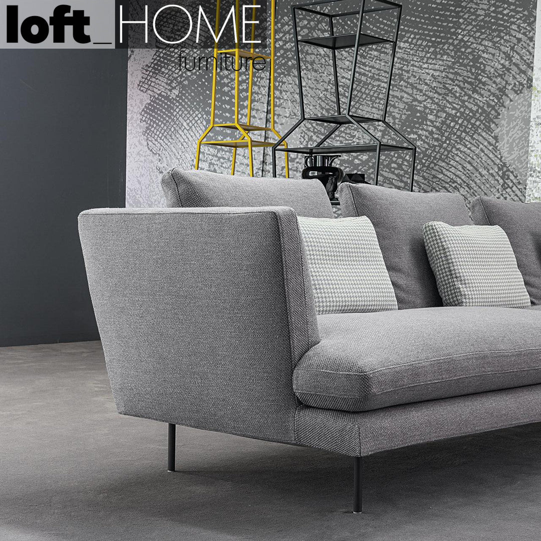 Modern fabric l shape sectional sofa lars 3+l conceptual design.