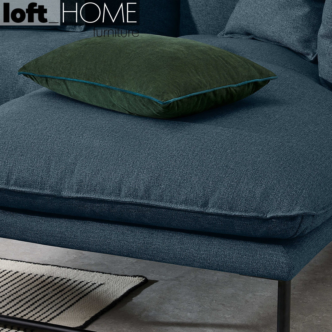 Modern fabric l shape sectional sofa malini 3+3+l in details.