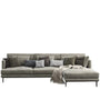 Modern Fabric L Shape Sectional Sofa WILLIAM 2+L