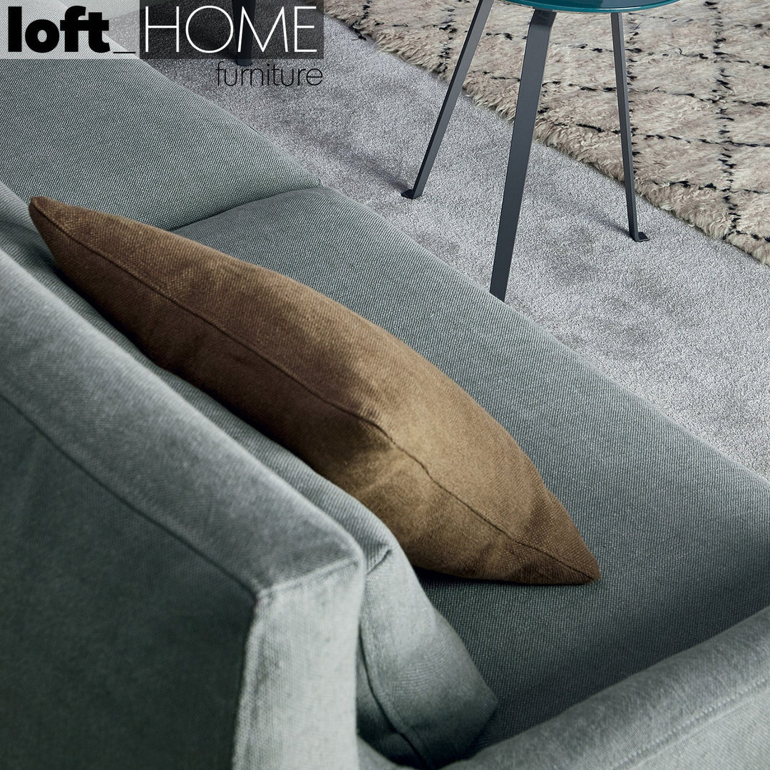 Modern fabric l shape sectional sofa william 2+l in still life.