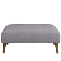 Scandinavian Fabric Ottoman HENRI