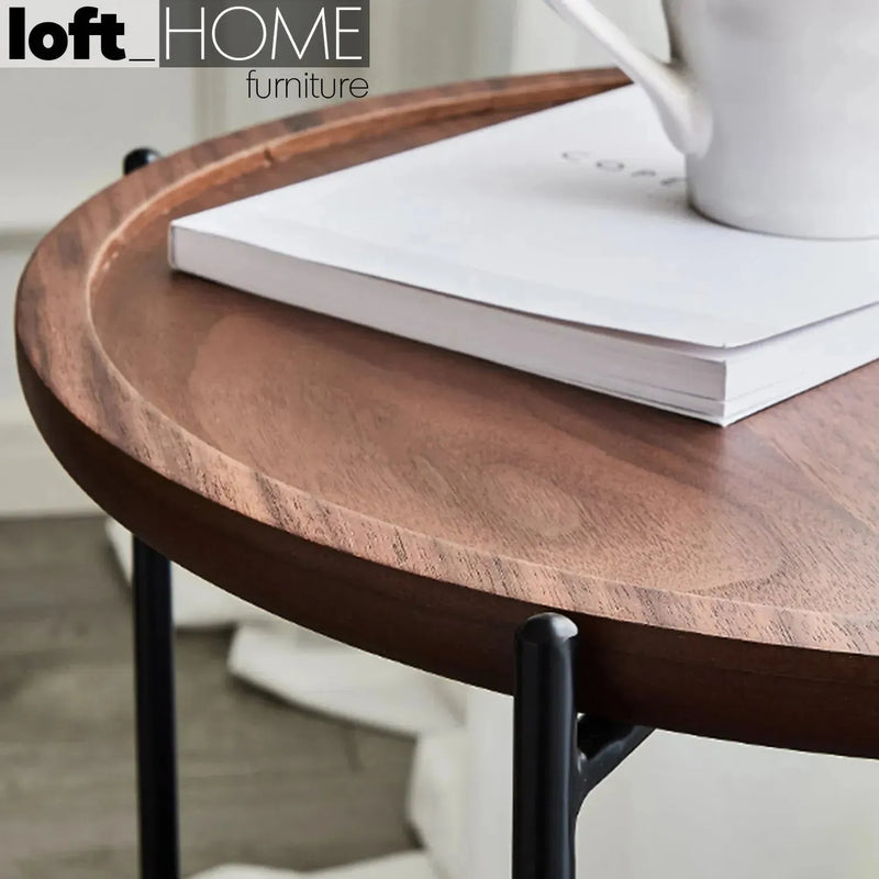 Industrial fabric side table emme color swatches.