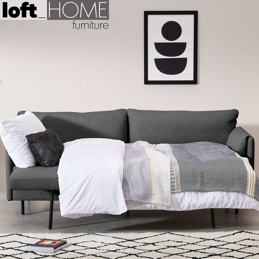 Modern fabric sofa bed hitomi conceptual design.