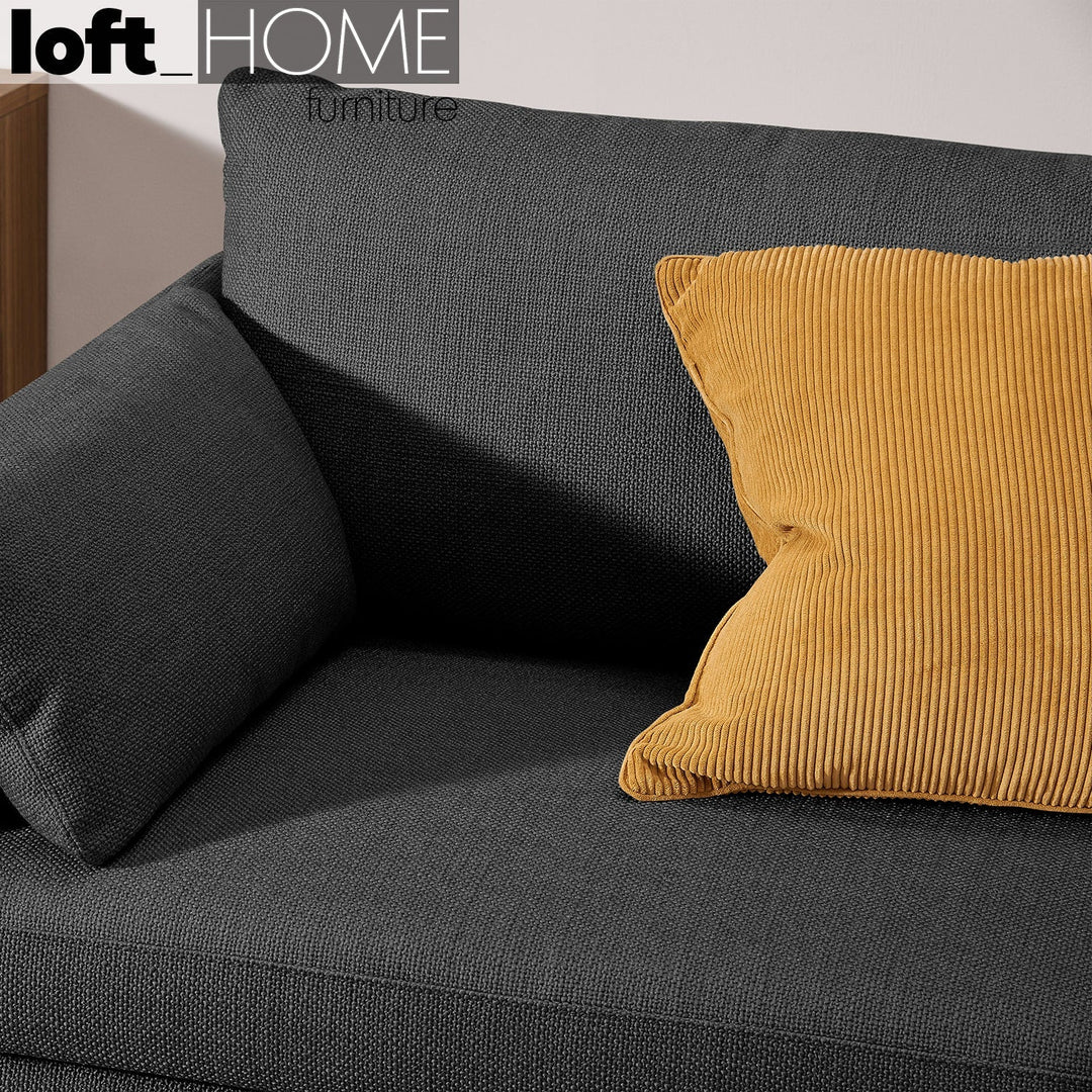Modern fabric sofa bed hitomi in still life.