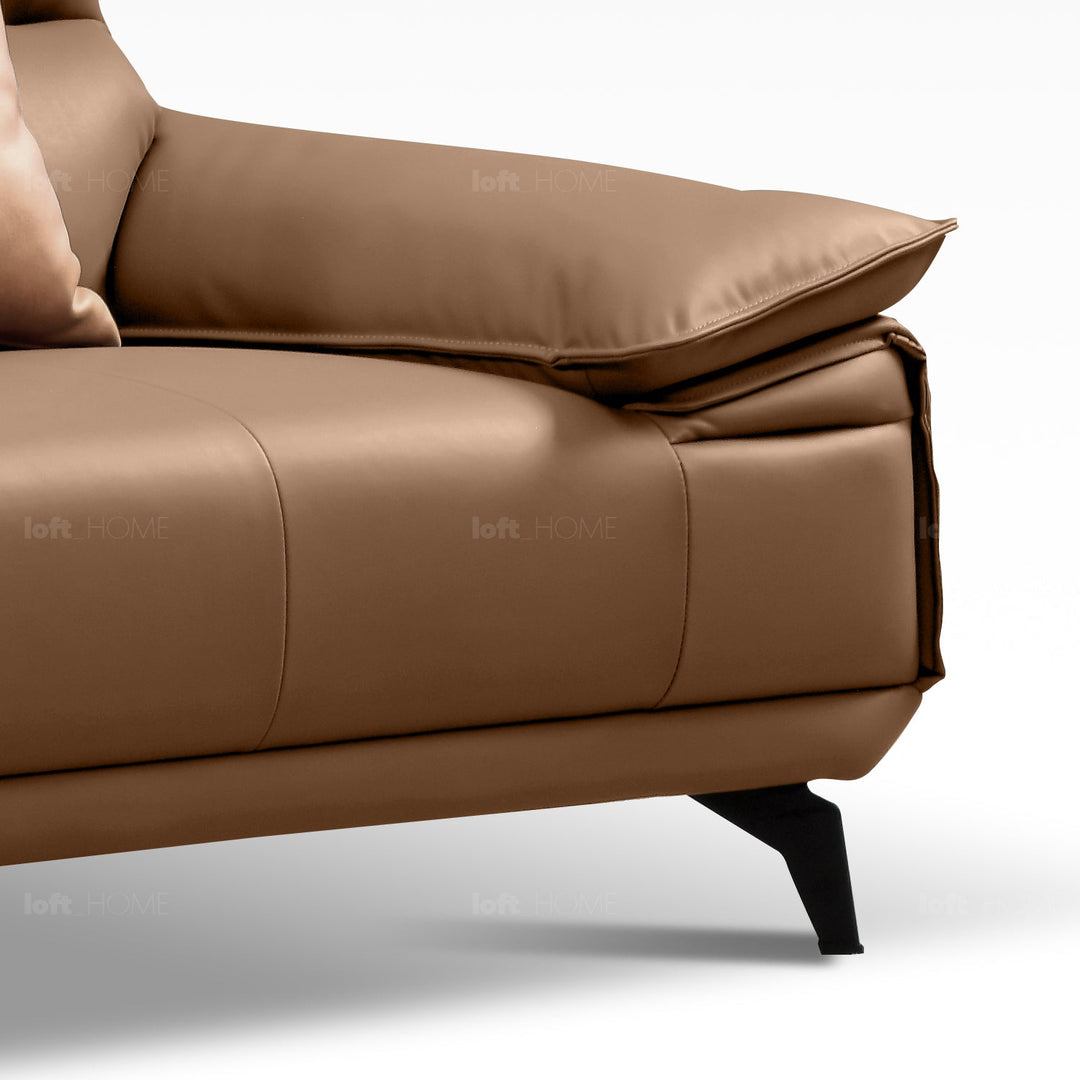 Modern genuine leather 3 seater sofa kuka environmental situation.