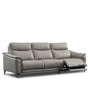 Modern Genuine Leather Electric Recliner 3 Seater Sofa CARLOS