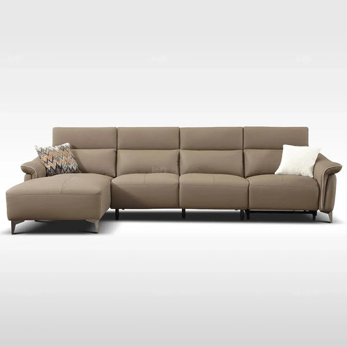 Modern Genuine Leather Electric Recliner L Shape Sectional Sofa ZEUS 3+L Good to Know Preview-1