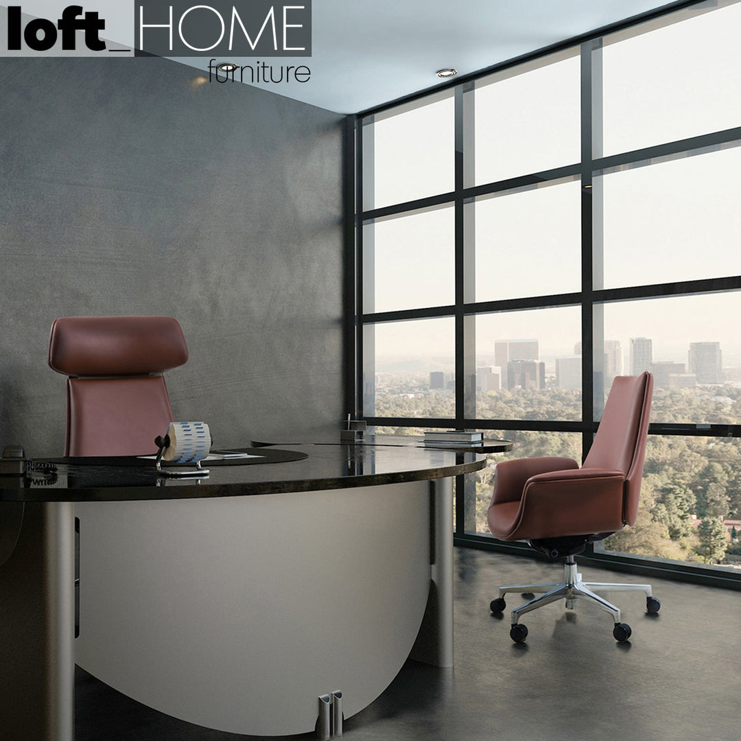 Modern Genuine Leather Office Chair CHRO