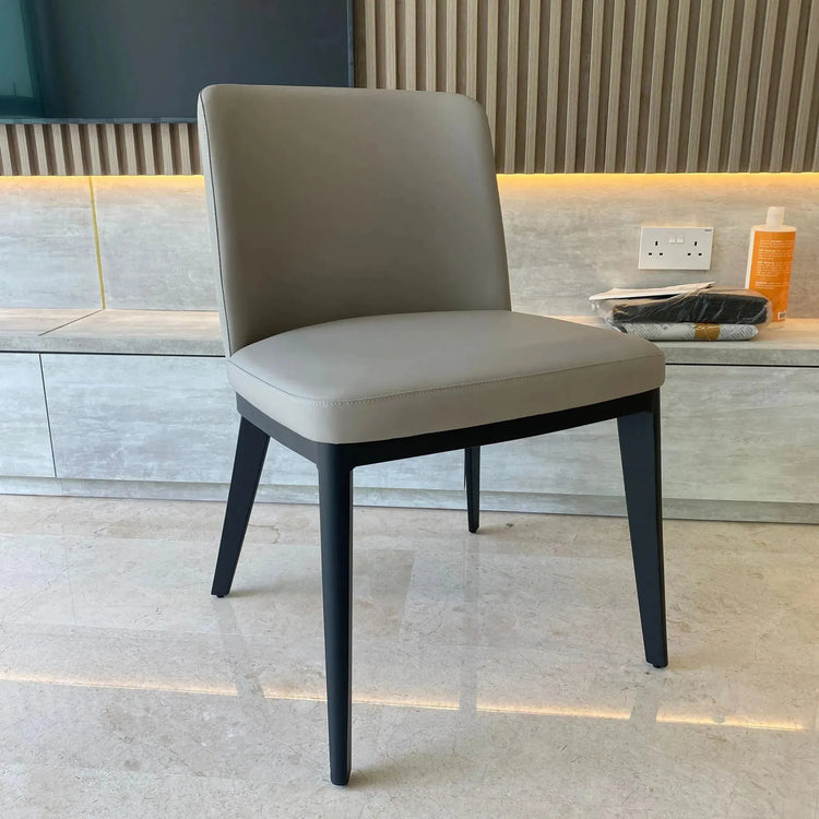 Modern Fabric And Leather Dining Chair METAL MAN N4 Good to Know Preview-1
