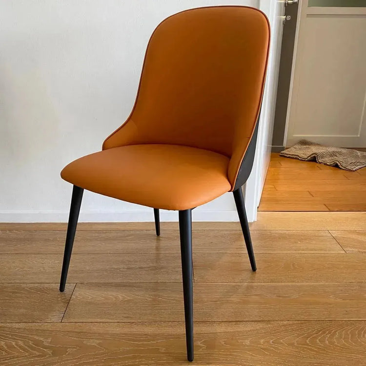 Modern Fabric And Leather Dining Chair METAL MAN N5 Good to Know Preview-1